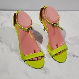MARTINEZ Vibrant Green Heels Shoes